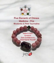 Load image into Gallery viewer, The Five Elements of Chinese Medicine - A Collection of Bracelets Representing Metal, Water, Wood, Fire, Earth