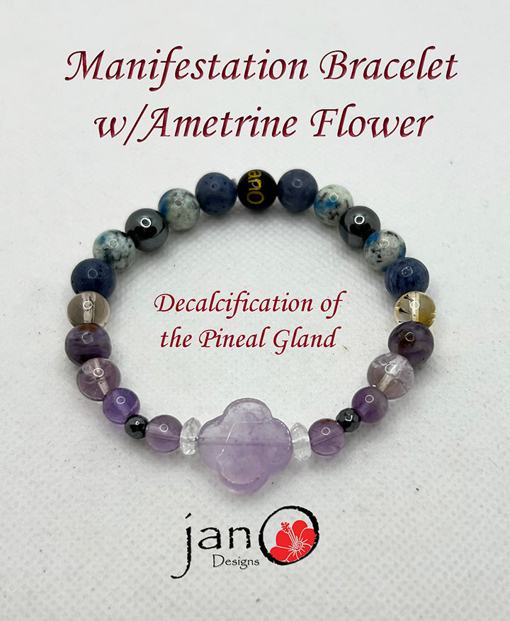 Manifestation and Decalcification of the Pineal Gland Bracelet - Healing Gemstones