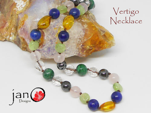 Vertigo Necklace - Healing Gemstones